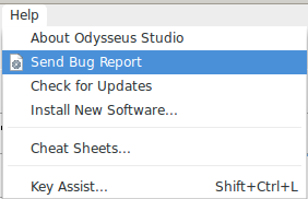 Odysseus > Odysseus FAQ > bugreport_menu.png